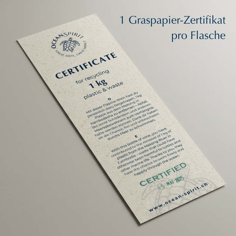 Ocean Spirit Zertifikat